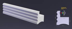 Профиль Artpole 5599 FRAME-2 115x6.5x7.7