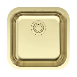 Мойка кухонная Paulmark Vello 44 Uni VE44-LG Светлое Золото, 44.6x44.6