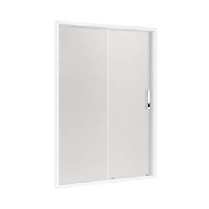 Душевая дверь в нишу Royal Bath Accord RB165HS-C профиль белый, стекло матовое, 165x200