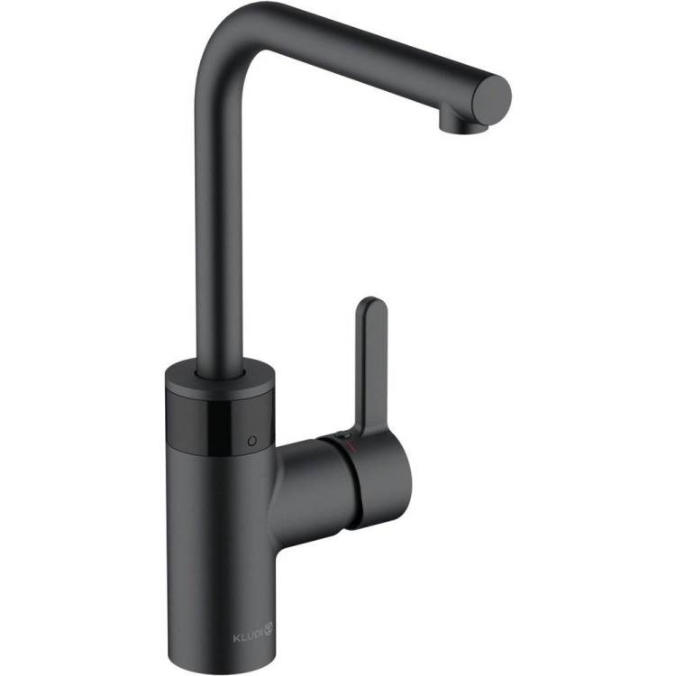 Смеситель для кухни Kludi E-go 422306675 черный матовый