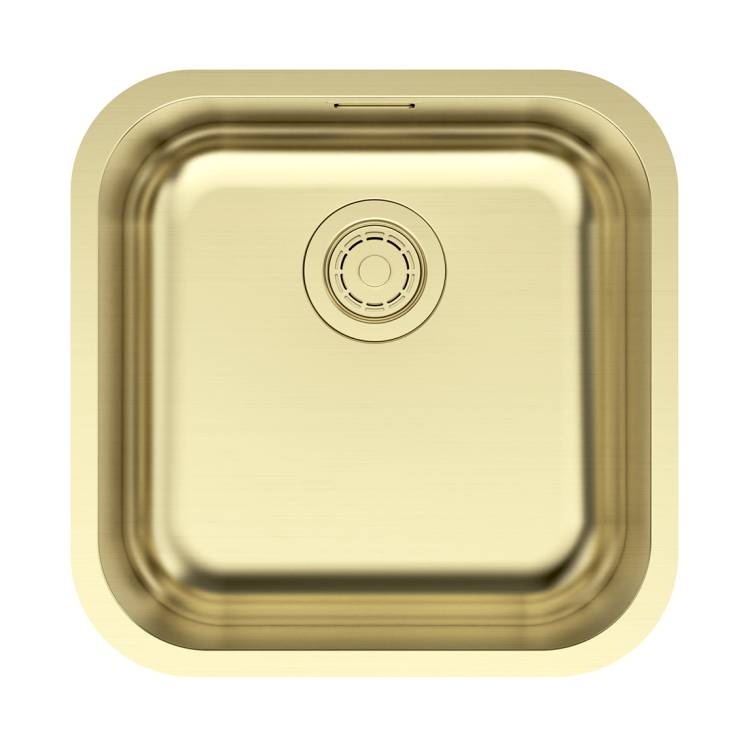 Мойка кухонная Paulmark Vello 44 Uni VE44-LG Светлое Золото, 44.6x44.6