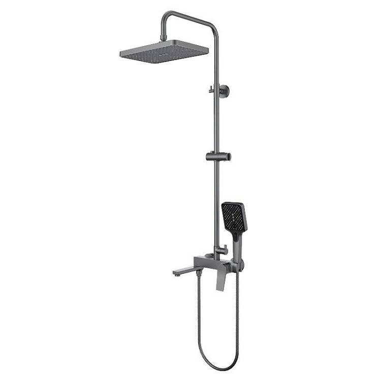 Душевая стойка Osgard Bretta Gun Grey 52050 вороненая сталь