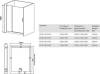 Душевая дверь в нишу Good Door Mokka WTW-130-C-WE 130 см фото 5
