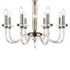 Подвесная люстра iLamp Vibe P9474-8 Nickel фото 3