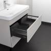Тумба с раковиной Comforty Мадрид-80М2(Н) 00-00021782 серый шелк фото 7