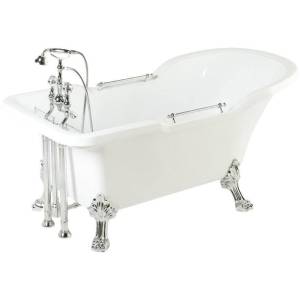 Ванна из искусственного камня Migliore Impero 25268 180x87 хром