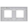 Рамка 2-постовая IEK Skandy SK-M22-K03 серый фото 3