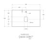 Столешница BelBagno KEP-80-GRN Granito, 81.6x46.8 фото 4
