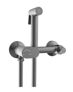 Гигиенический душ RGW Shower Panels SP-216Gr 581408216-11 серый brush, со смесителем