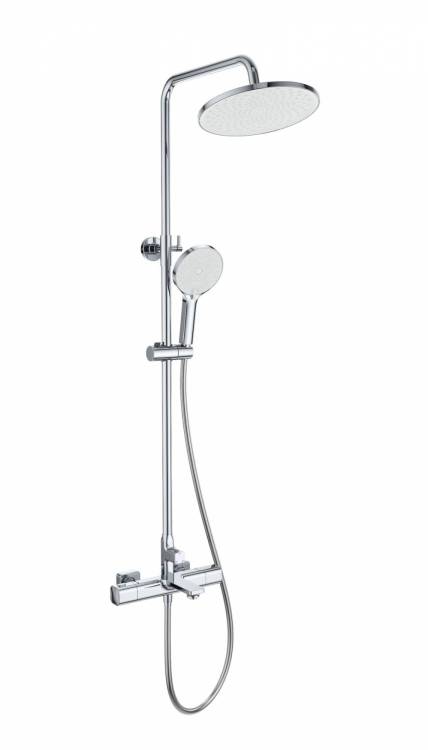 Душевая стойка Wonzon & Woghand WW-C3011-A-CR с термостатом, хром