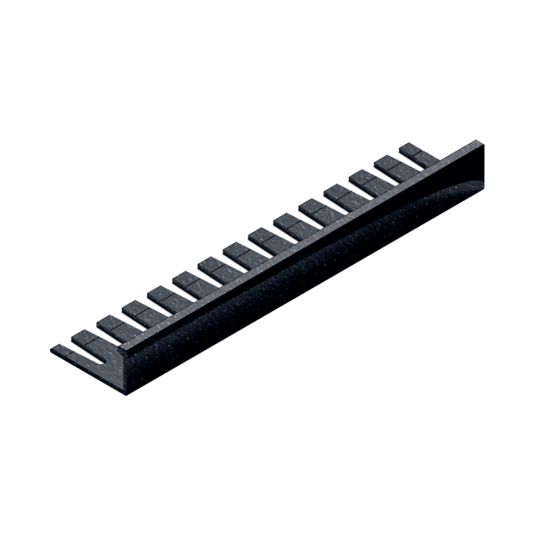 Профиль L-образный гибкий Neexy pv04-44 SA муар антрацит 270x0.8x2.15