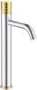 Смеситель для раковины Boheme Stick 122-CRG Chrome Diamond Gold