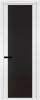 Межкомнатная дверь Profil Doors 2 AGP цвет профиля Вайт, стекло безопасное 6 мм монохром черный 700x2000