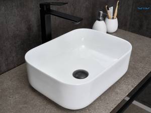 Раковина Gid Geométrico N1335 51238 белая, 40x30x13