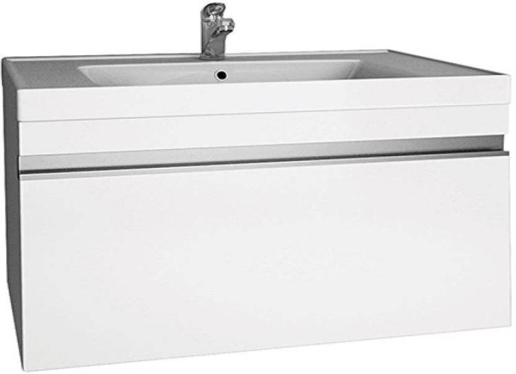 Тумба с раковиной Dreja Grace 70 белый глянец