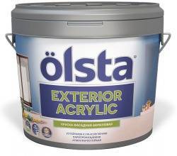 Краска фасадная акриловая Olsta Exterior Acrilic база C 74C Lead 9л