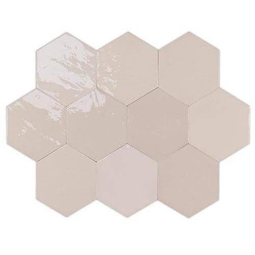 Керамическая плитка WOW Zellige 122080 Hexa Nude 10.8x12.4