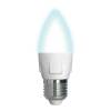 Лампа светодиодная Uniel LED-C37 7W/NW/E27/FR PLP01WH