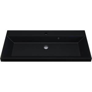 Раковина Uperwood Classic Quartz 293020635 100 см, космос, черная матовая