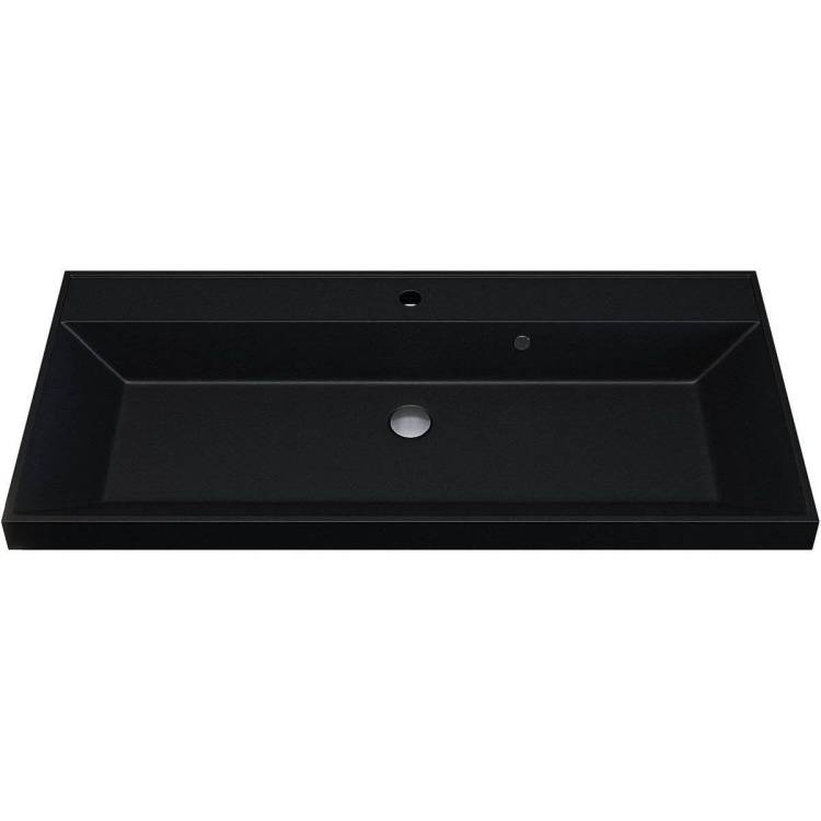 Раковина Uperwood Classic Quartz 293020635 100 см, космос, черная матовая