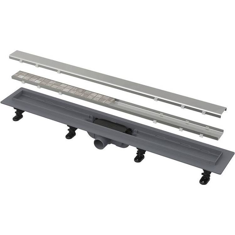 Душевой трап AlcaPlast APZ19-850 с решеткой и опорами