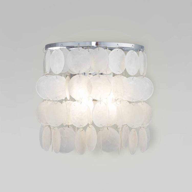 Бра Eurosvet Sandra 60084/2 хром/перламутр