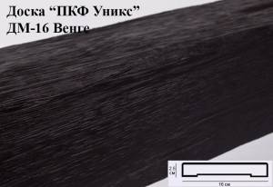 Доска Уникс Модерн ДМ16 Венге 200x16x2.5