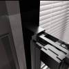 Душевая дверь в нишу Veconi Premium Trento PTD30-GR-150-01-C4 профиль брашированный графит, стекло прозрачное, 150x200 фото 4