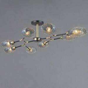 Потолочный светильник Illumico IL0272-8CSQ-25 BK AB TRENTO