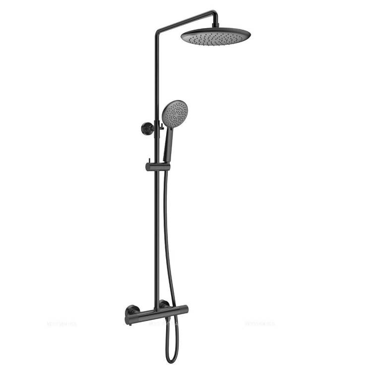 Душевая стойка Vincea Desire VSFS-1D0TGM с термостатом