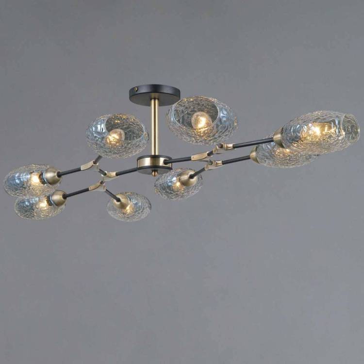 Потолочный светильник Illumico IL0272-8CSQ-25 BK AB TRENTO