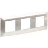 Рамка 3-постовая IEK Skandy SK-M32-M-K50 никель