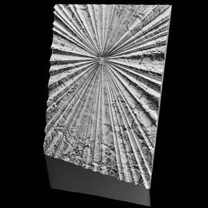 Дизайнерская панель Artpole SPN16-3 Obsidian-3 60x7.8x60