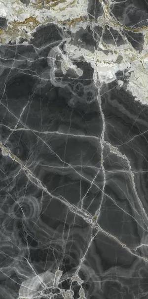 Керамогранит Ariostea Ultra Onici UO6L157679 Onice Nero Lucidato polished 6mm 75x150