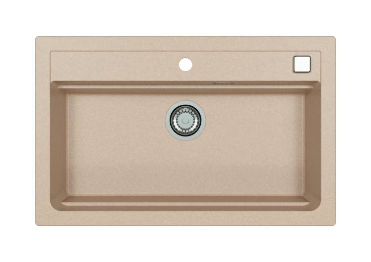 Мойка кухонная Alveus Granital Atrox 40 1140444 Terra - G22 с сифоном, 79x50