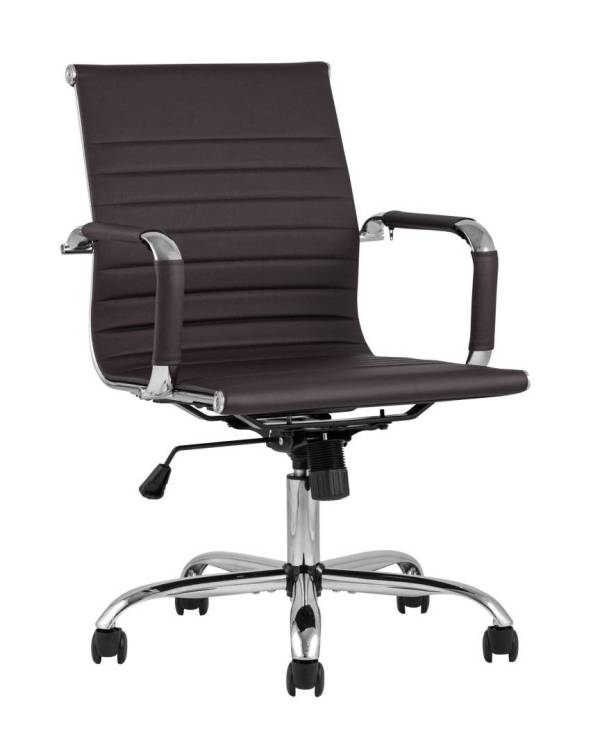 Кресло компьютерное Stool Group TopChairs City S D-101 brown коричневое