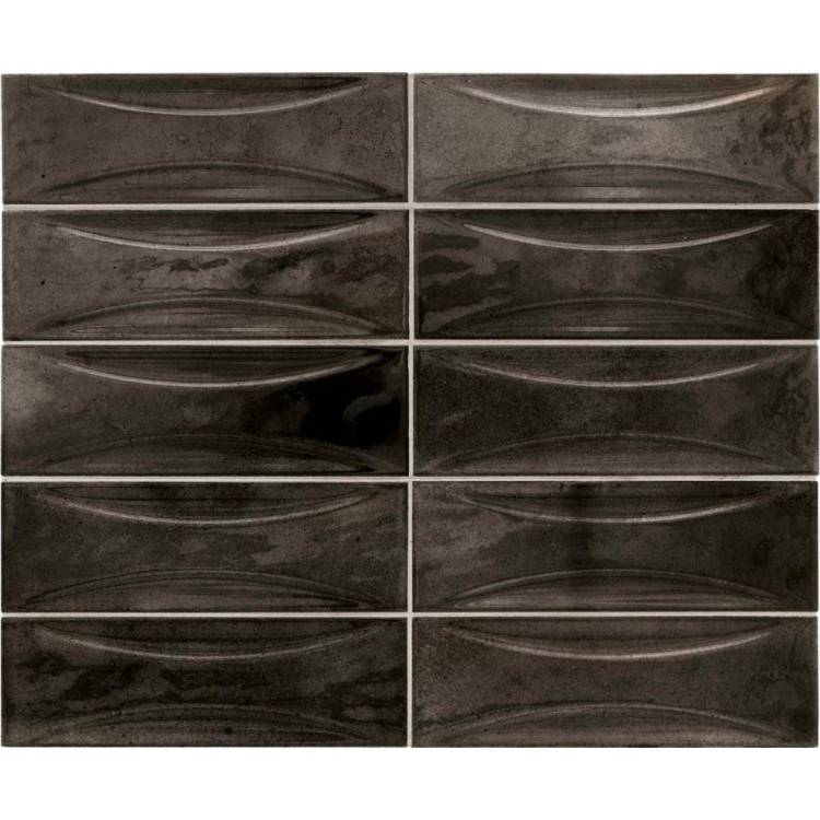 Керамическая плитка Equipe Hanoi 30040 Arco Black Ash 6.5x20