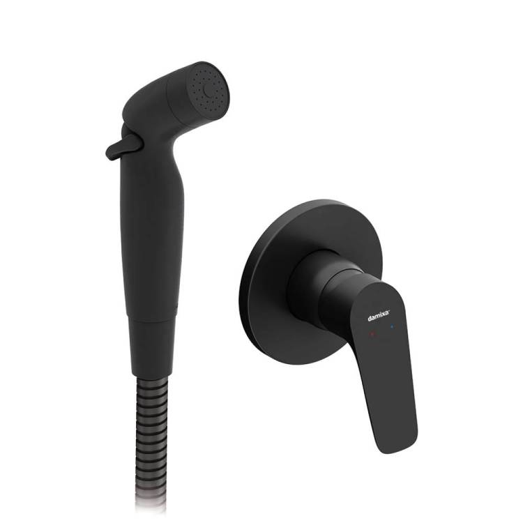 Гигиенический душ Damixa Jupiter 777510300 черный, встраиваемый