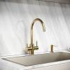 Смеситель для кухни Sancos Taper SC4012ZG с возможностью подключения фильтра для воды, полированное золото фото 2