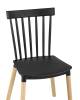 Набор из 4 стульев Stool Group Field SL-7037W black X4 черный фото 7