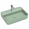 Раковина Isvea Infinity 10NF66055SV-2T 55 см, мятно-зеленая матовая