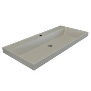 Раковина Uperwood Classic Quartz 293020637 бежевая матовая, лен, 100x45