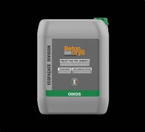 Защитное покрытие Oikos Betoncryll Pigmentato Bianco 4 л