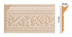 Плинтус потолочный DECOMASTER D225-18D 240x2.8x11