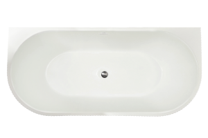 Акриловая ванна Royal Bath Nero RB611900GR белая, 150x75