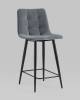 Набор из 2 полубарных стульев Stool Group Джанго vd-django-b27 X2 темно-серый, велюр фото 2