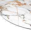 Стол Bradex Home Bravo RF 0857 calacatta matt (матовый), черный, керамогранит 140x140x75 фото 7
