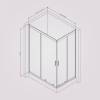 Душевое ограждение AM.PM Gem W90G-404-100280-BT 100x80x190 фото 8