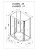 Душевая кабина AvaCan EM3812LN без крыши, 120x80x208 фото 24