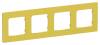 Рамка 4-постовая IEK Flite FI-M42-32-20-K44 желтый карри